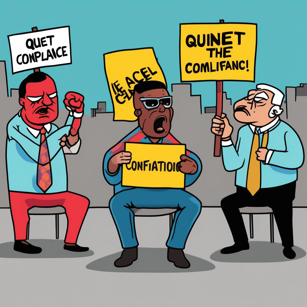 Silence transforms violence into compliance.