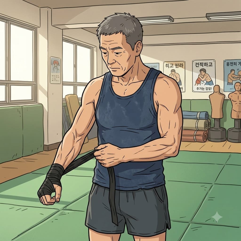 The old wrestler's sinew stood out along his forearm as he tightened his grip. (Think: SINEW → TENDON)