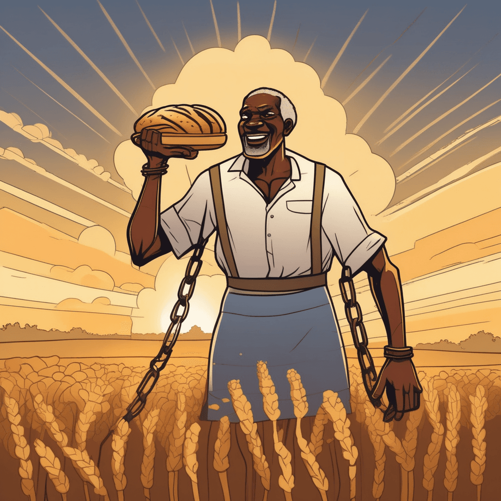 Break slavery with bravery, taste freedom's savory!