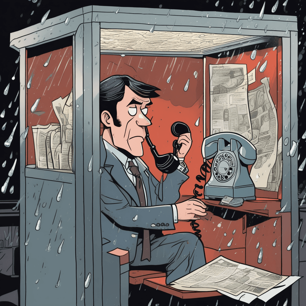 The sleuth finds truth in the booth!