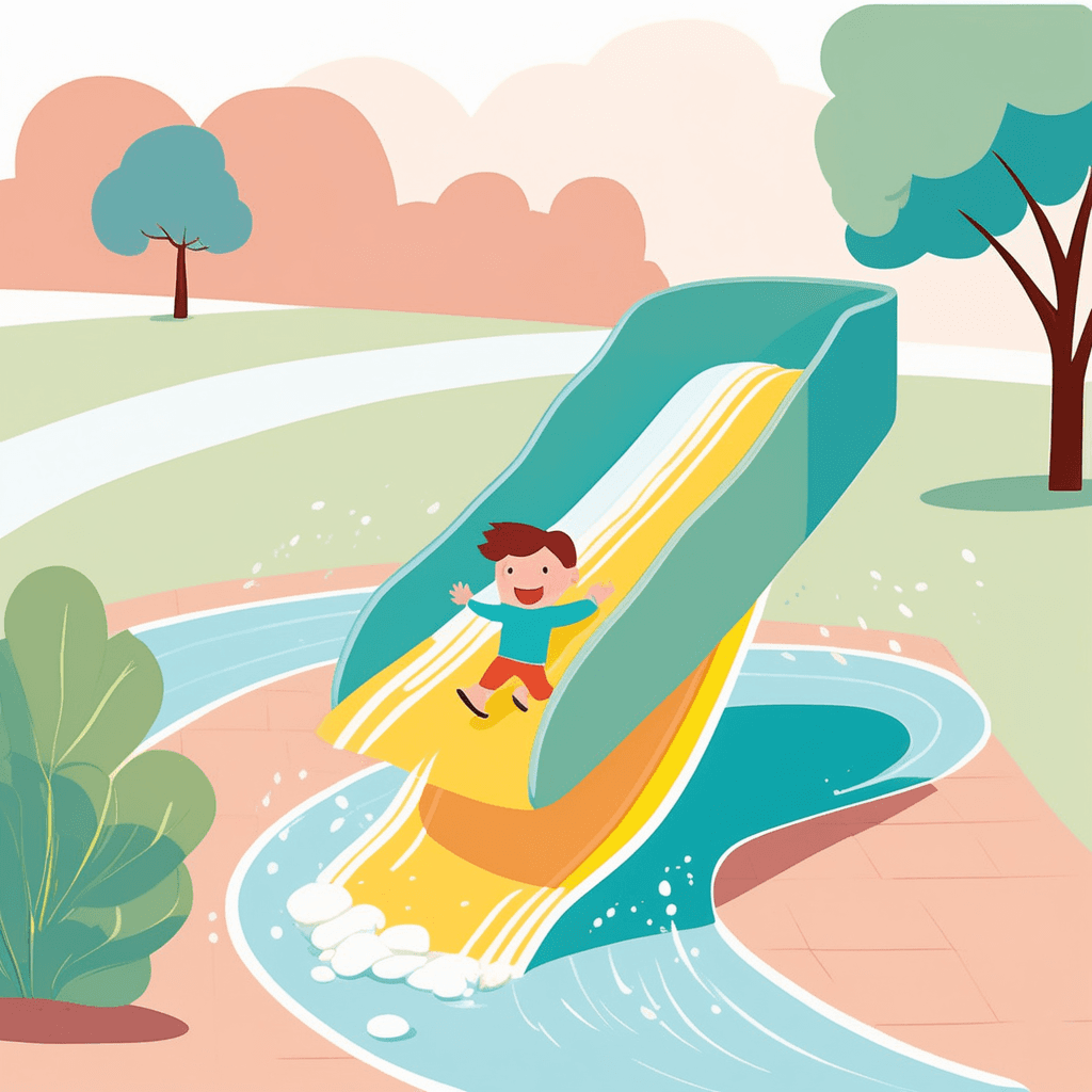 to slide accidentally and lose one's balance or footing