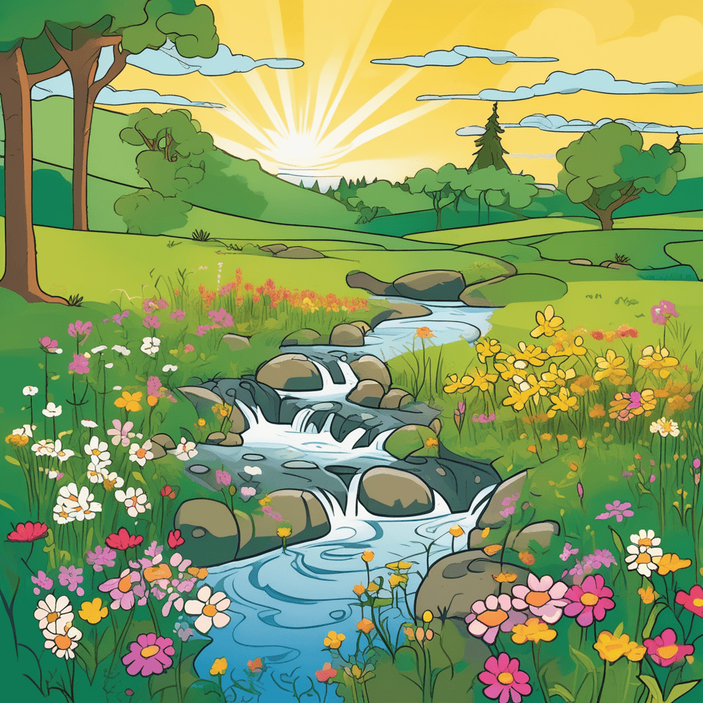 Slow waters flow, slow flowers grow