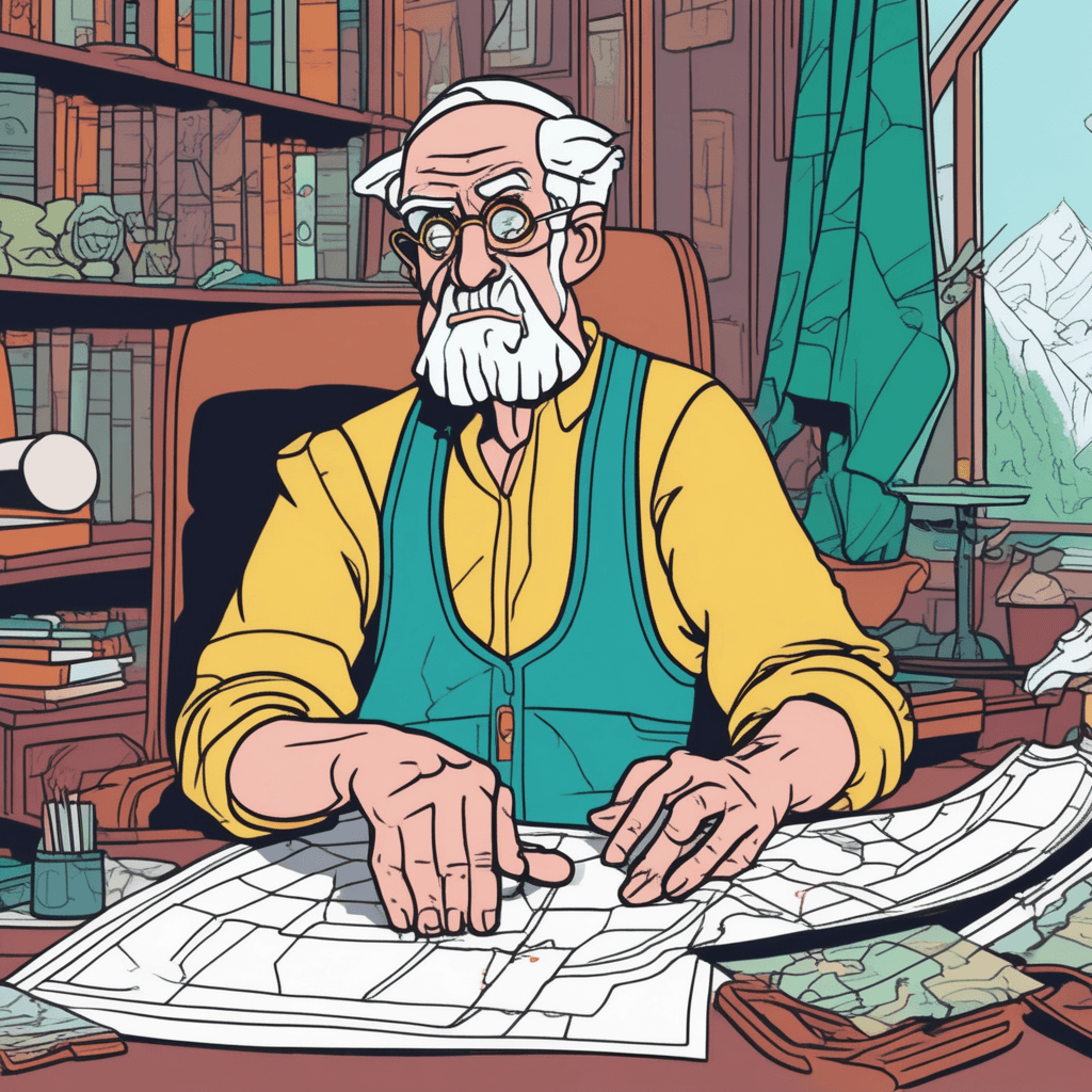 The snappish mapmaker grows more mappish at clappish praise!