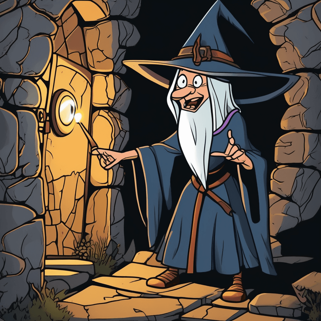 The witch flips the switch to expose the snitch!