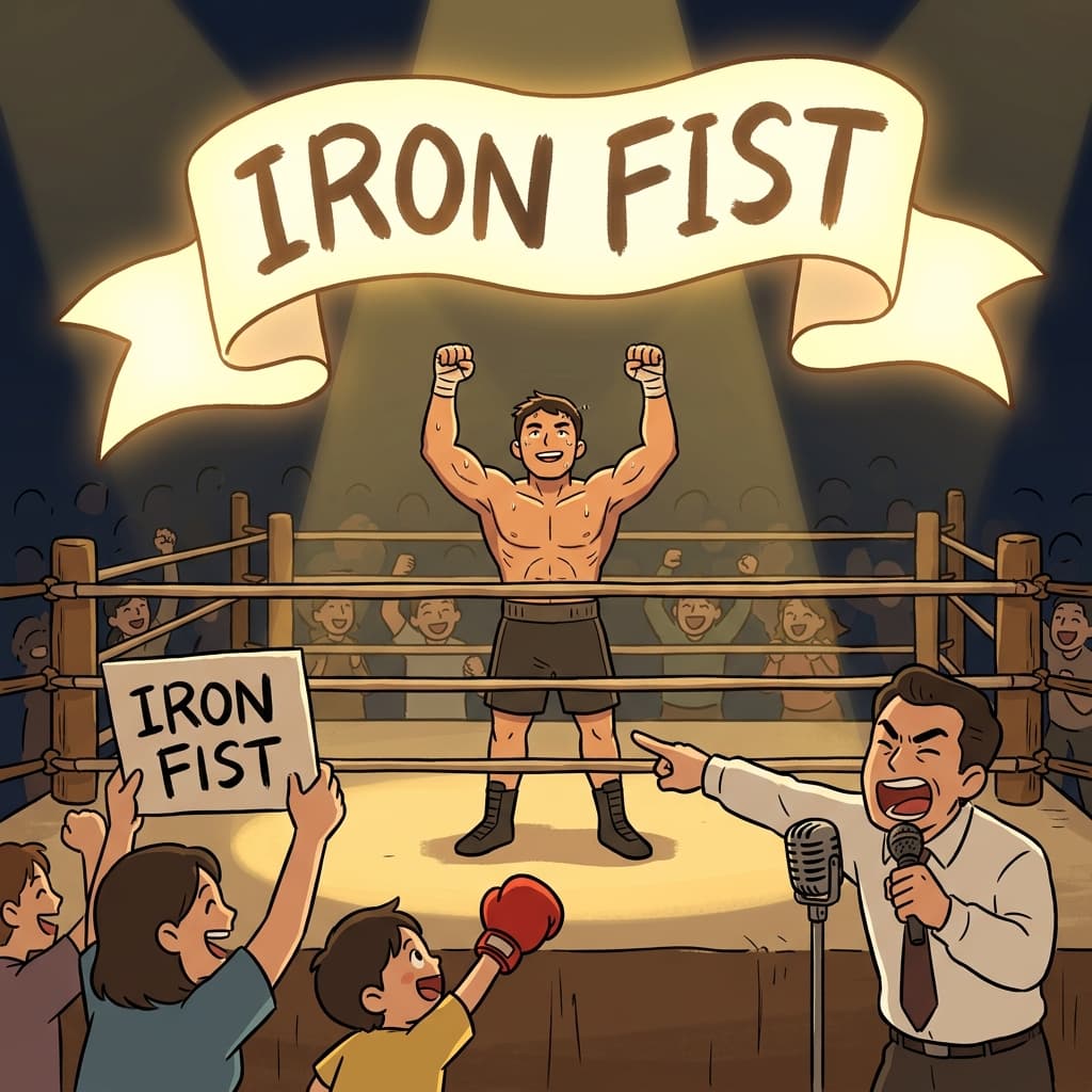 The boxing champion earned the sobriquet 'Iron Fist' after his legendary knockout streak.