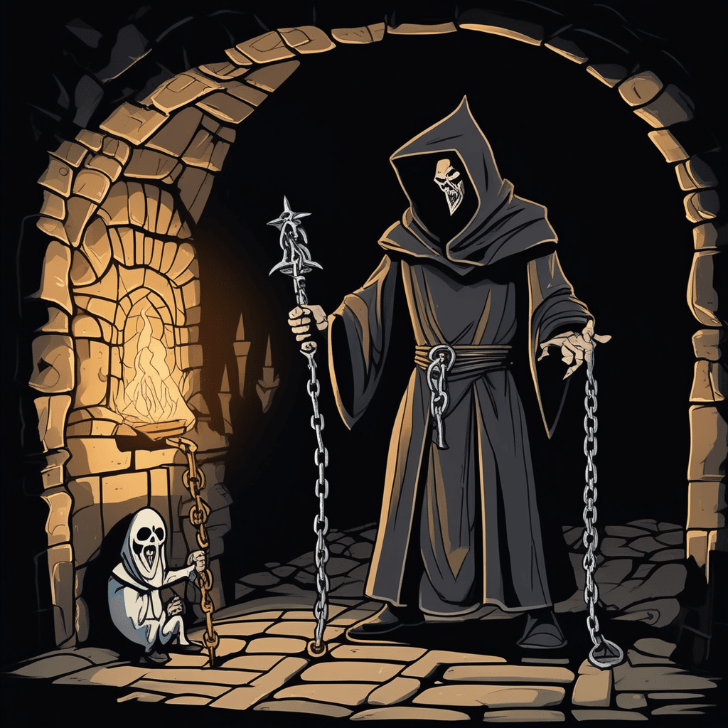 The sorcerer stands between the torturer and murderer!