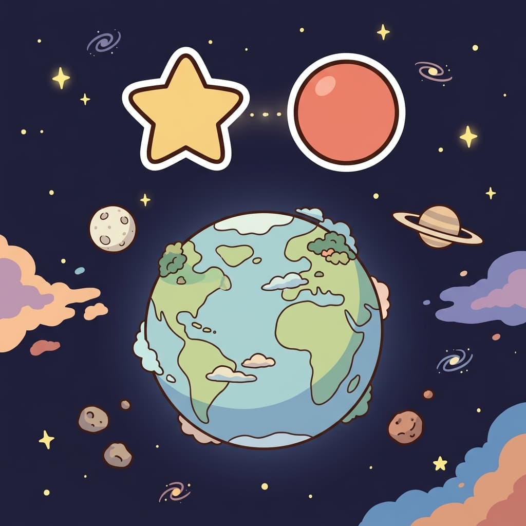 The Earth is a sphere that travels through space. (SPACE + BALL = SPHERE)