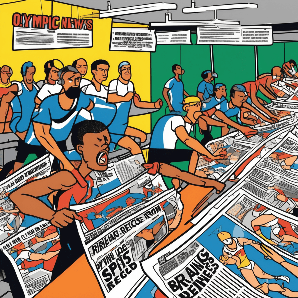 Sprinting headlines keep printing, hinting at record-breaking news!
