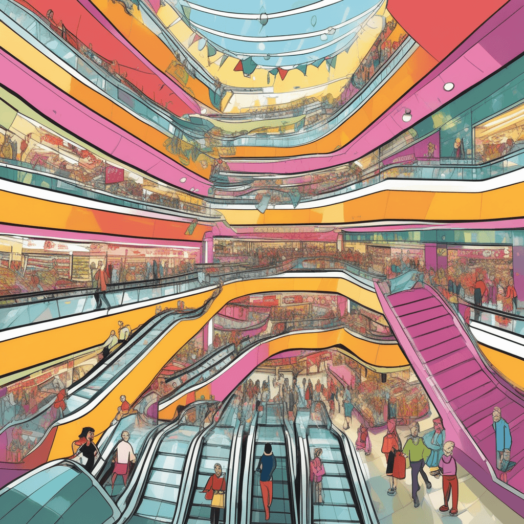 Stores open their doors across multiple floors!