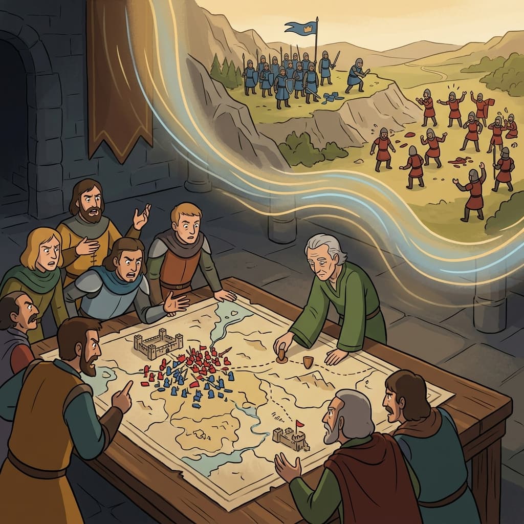 A strategic move looks like magic when the advantage becomes gigantic.