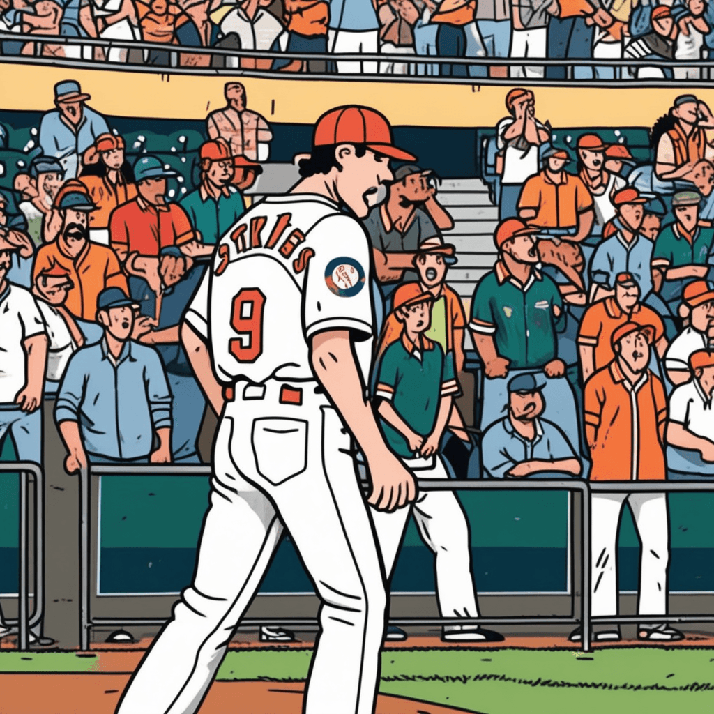 When players strike out, fans shout with doubt!