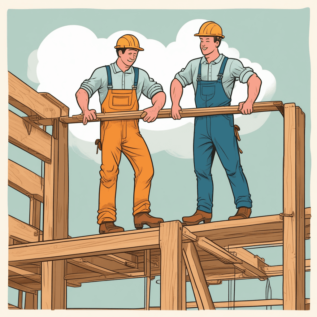 Strong scaffold withstands forceful testing