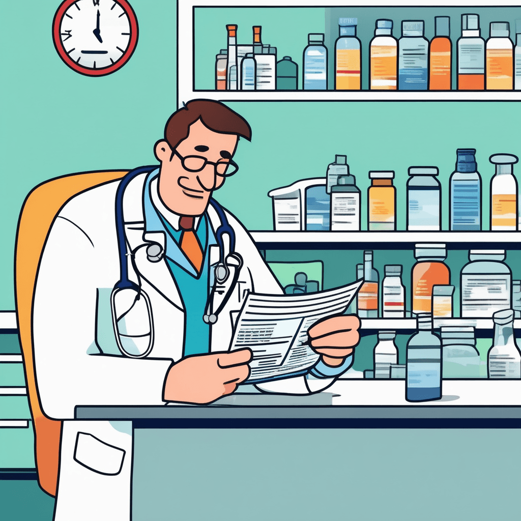 Subscription forms, prescription pads, and medicine descriptions!