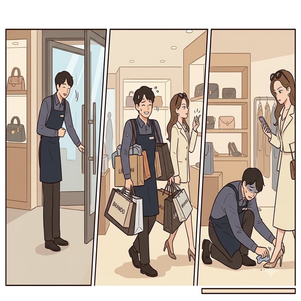 Trying to make things convenient and acting overly obedient, the clerk ultimately became completely subservient.