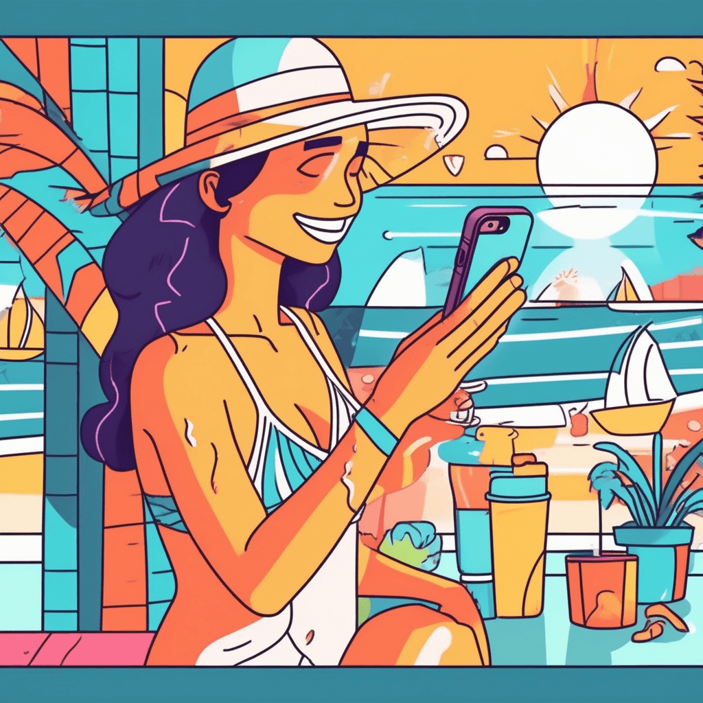 Apply sunscreen, then keep your screen clean!