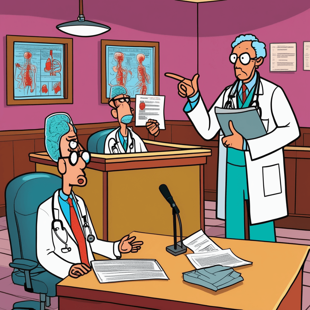 Surgery caused injury, now accused of perjury!