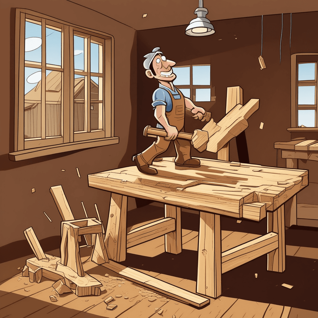 A stable table proves he's truly able!