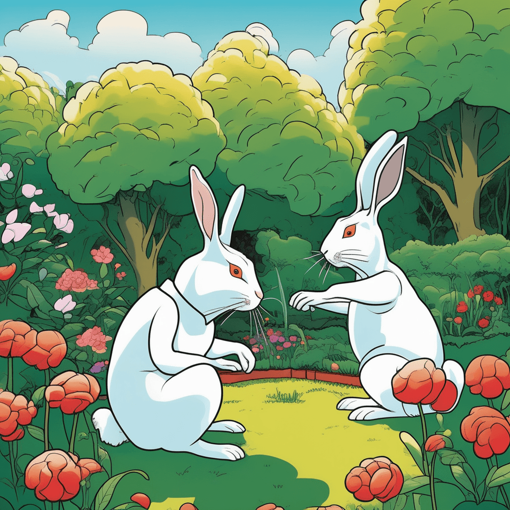 The rabbit's habit speaks a tacit promise