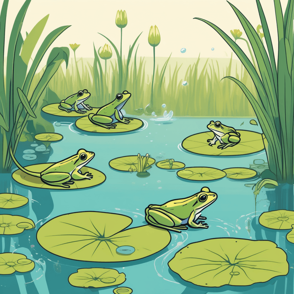 Baby frogs with tails, no legs
