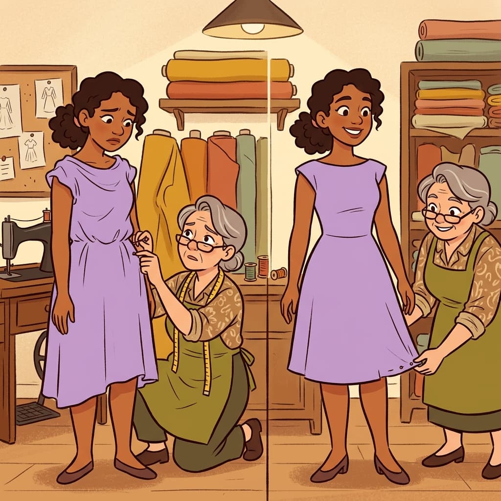A tailor can fit her clothes better than anyone else.