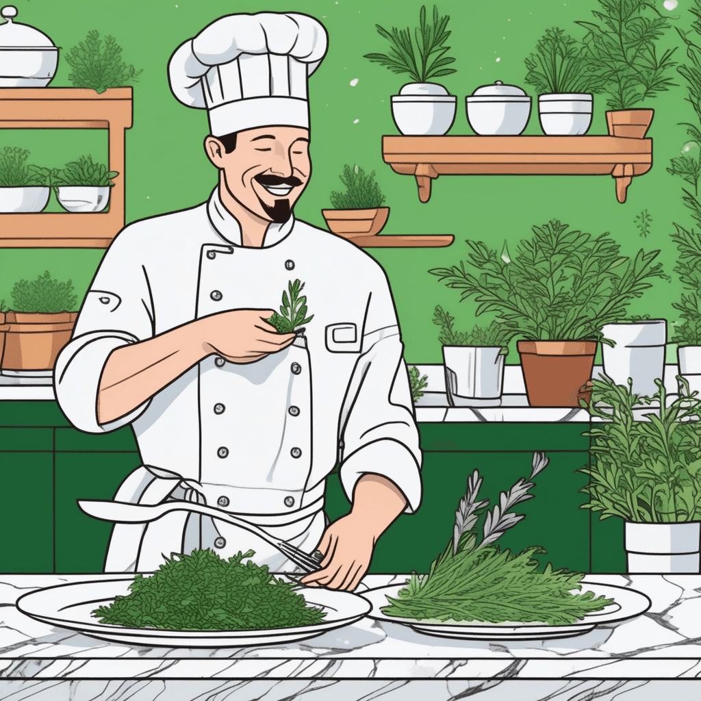 Aromatic herb for French cooking