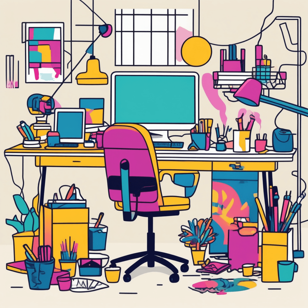 Though elegant and extravagant, task-irrelevant items are just distractions!