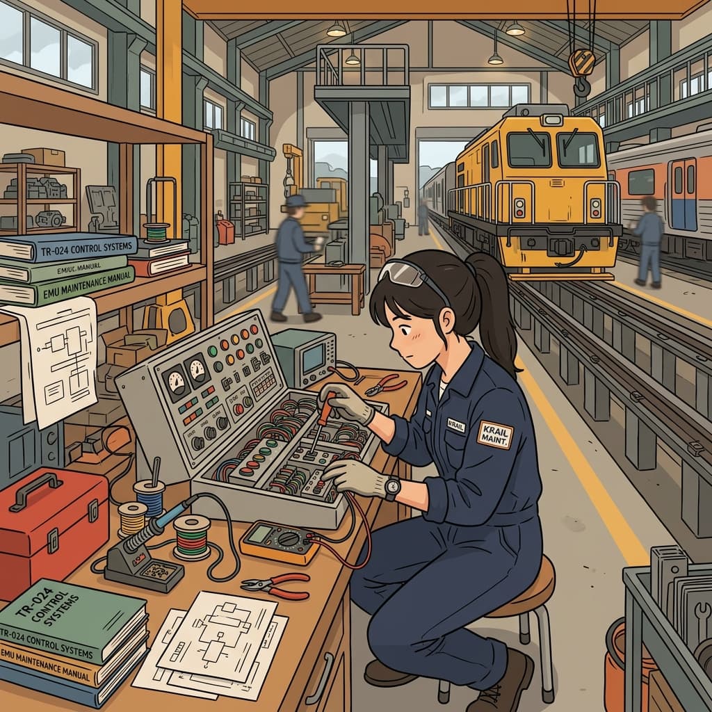 Skilled technician repairing complex machinery