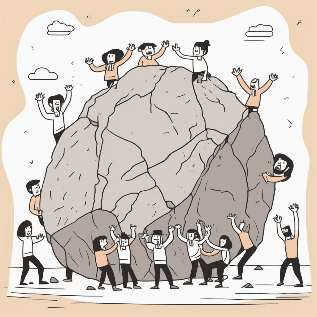 Ten? You? Us? Too weak to hold it — tenuous!