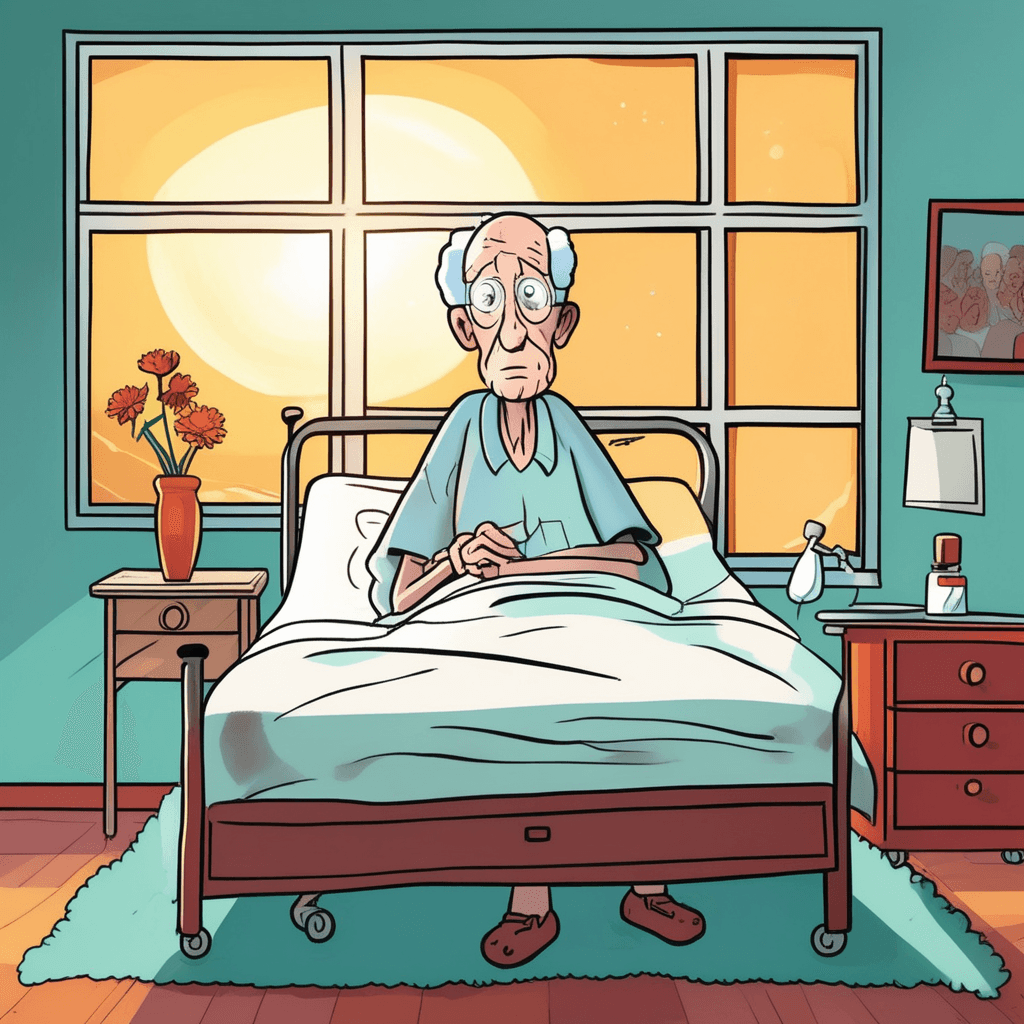Terminally ill, but writing his will still