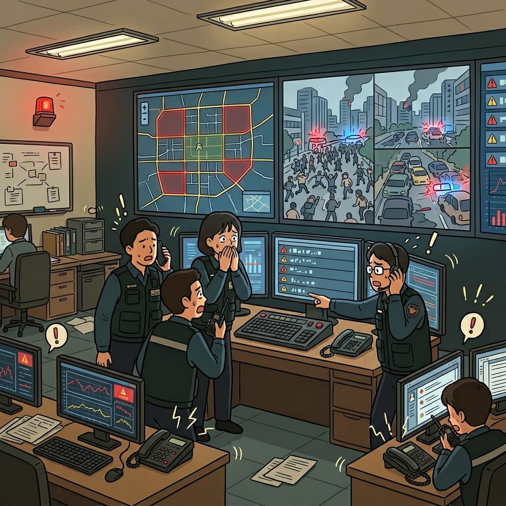 One critical error triggered terror and pushed the entire city into disorder.