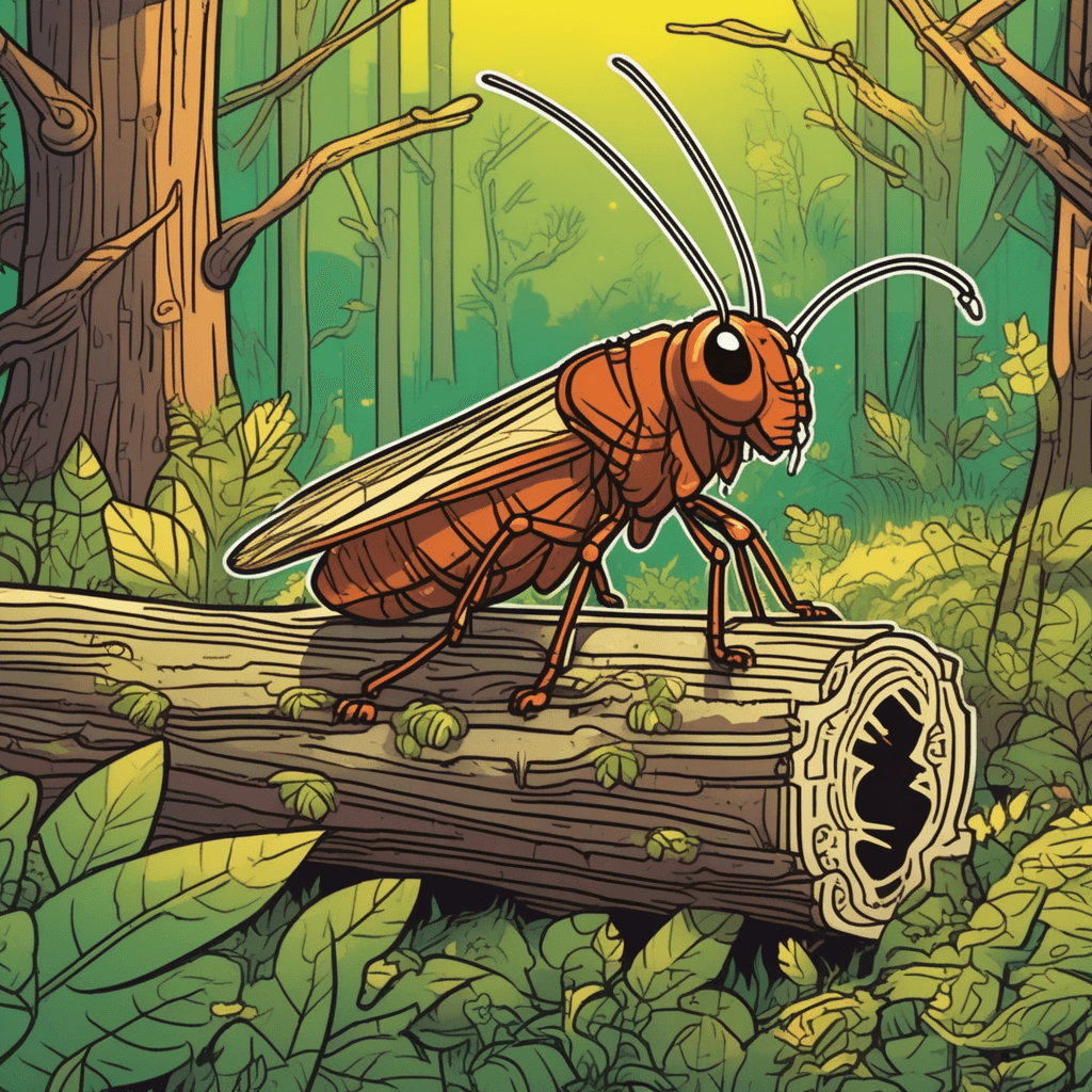 A cricket in the thicket clutches a golden ticket!