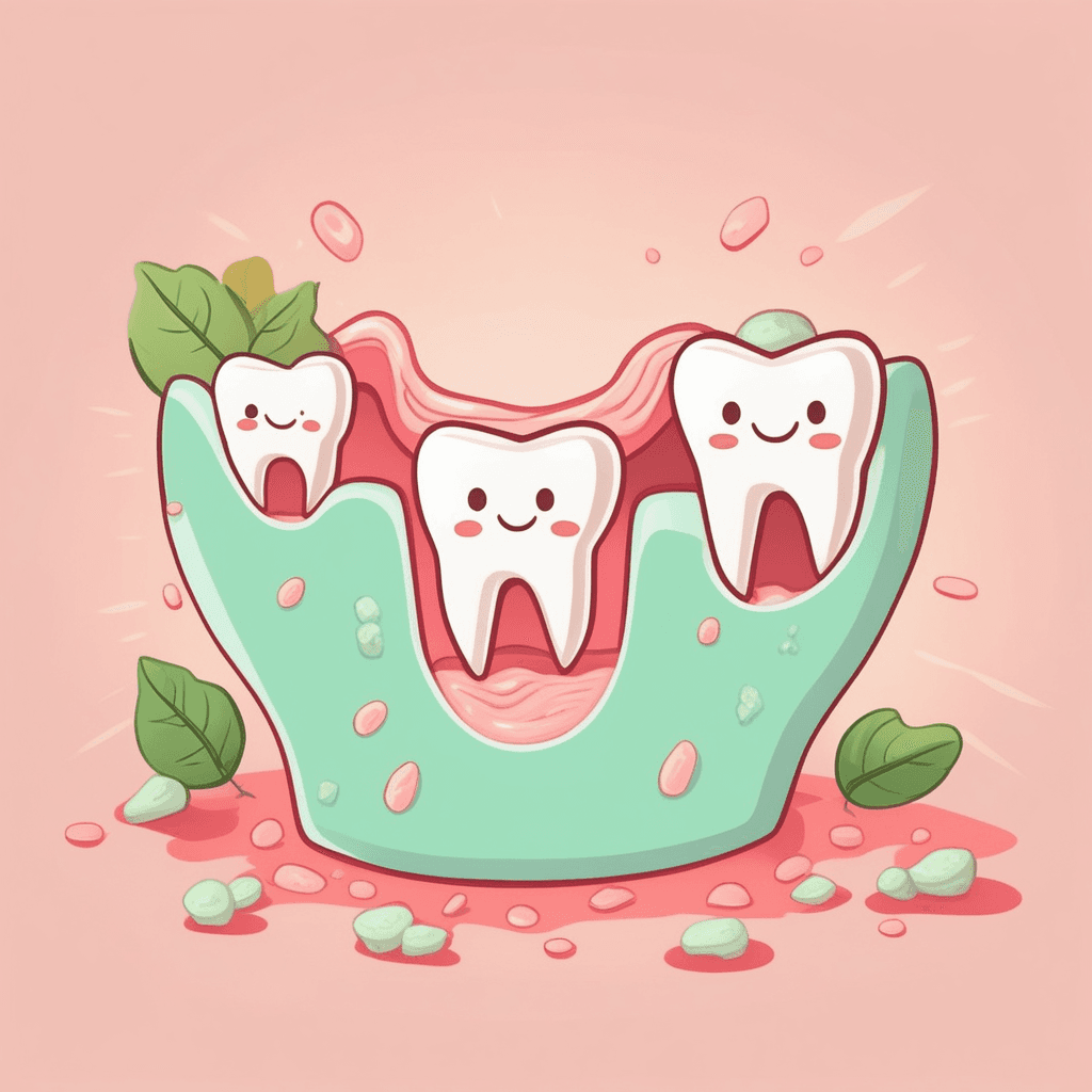 the destruction of tooth structure caused by acids produced by bacteria in the mouth