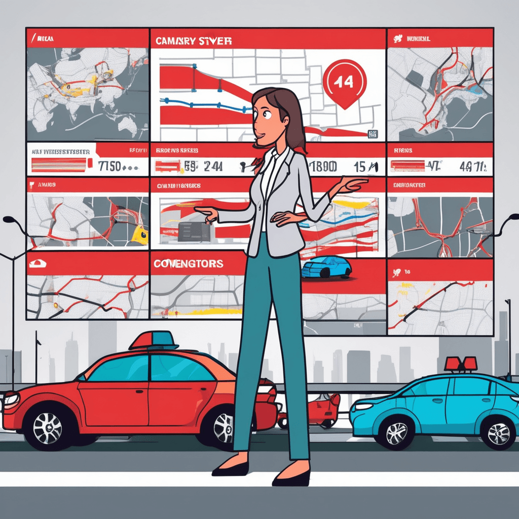 Traffic reports with graphic details on specific locations!