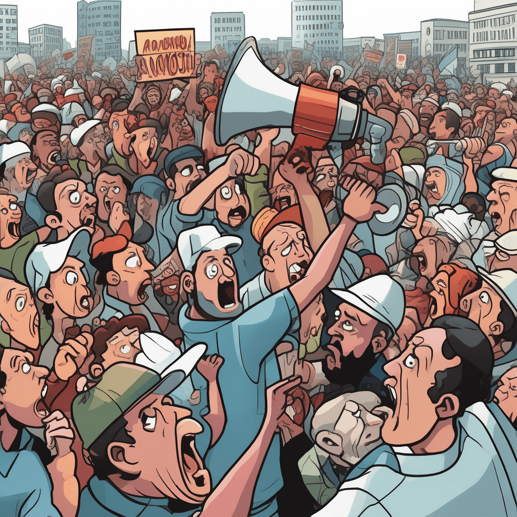 The credulous masses make the populous square tumultuous!