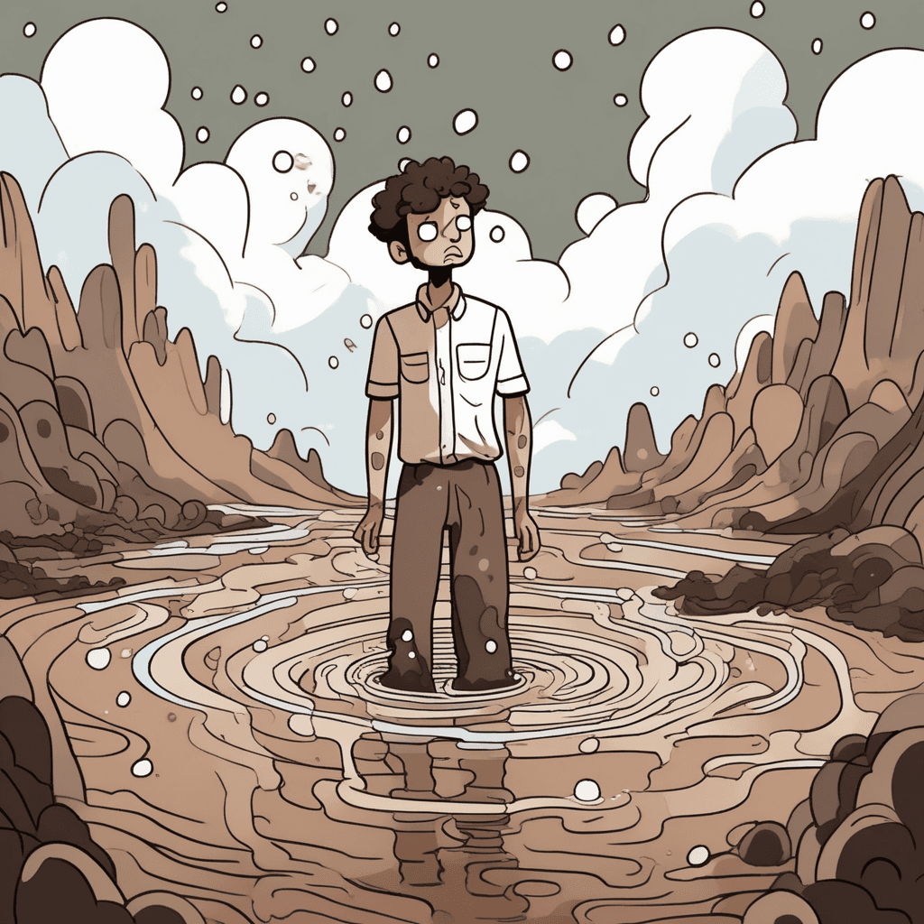 ID disturbed the water — now it's turbid and murky!