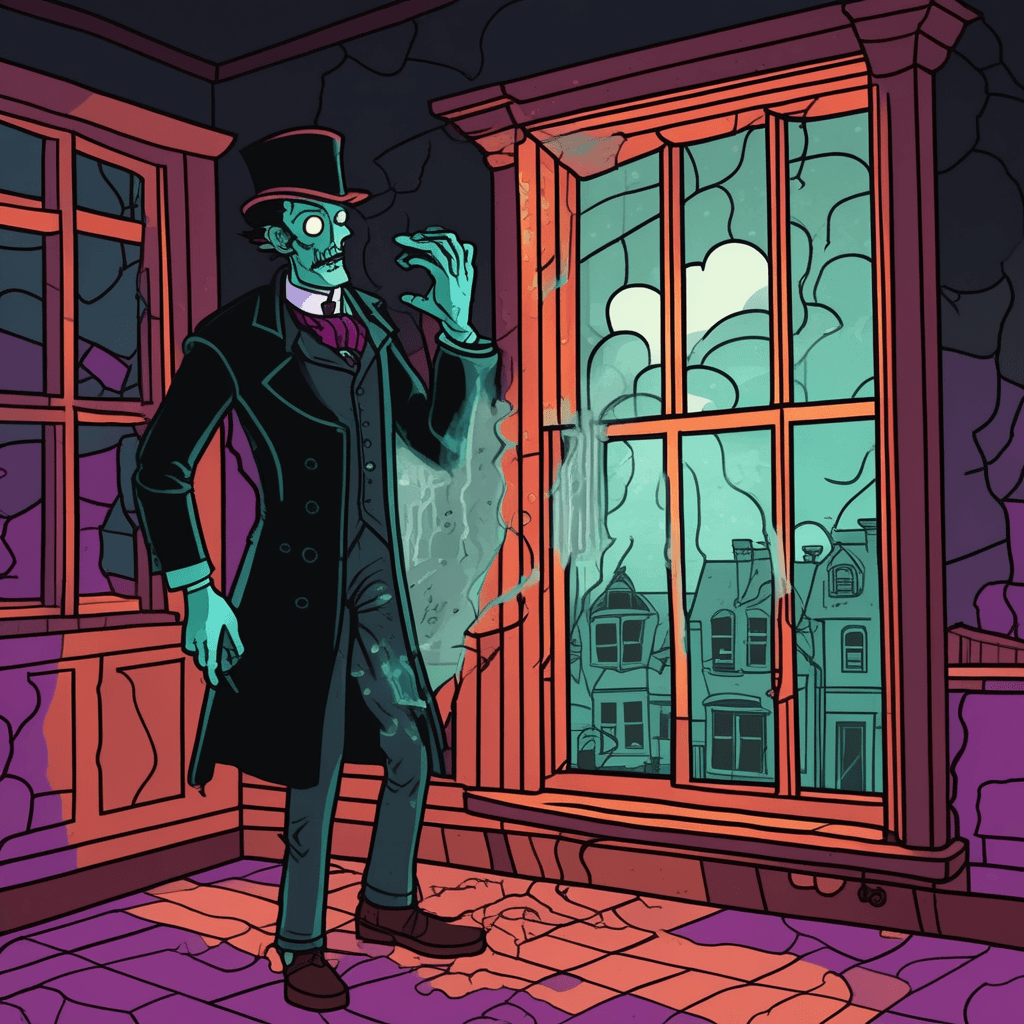 Through turbid glass, the morbid truth appears!