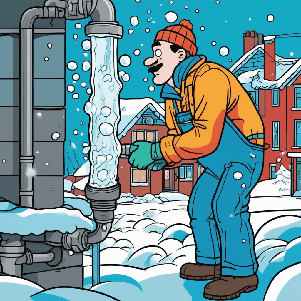 The turgid pipe stays rigid in air so frigid!