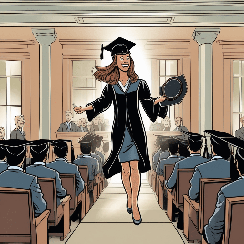 Her diploma doesn't just typify success, it helps her qualify for greatness!