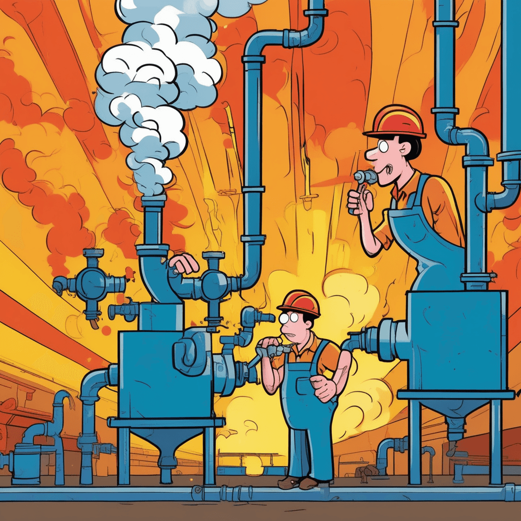 Unceasing steam keeps increasing, with each valve releasing!
