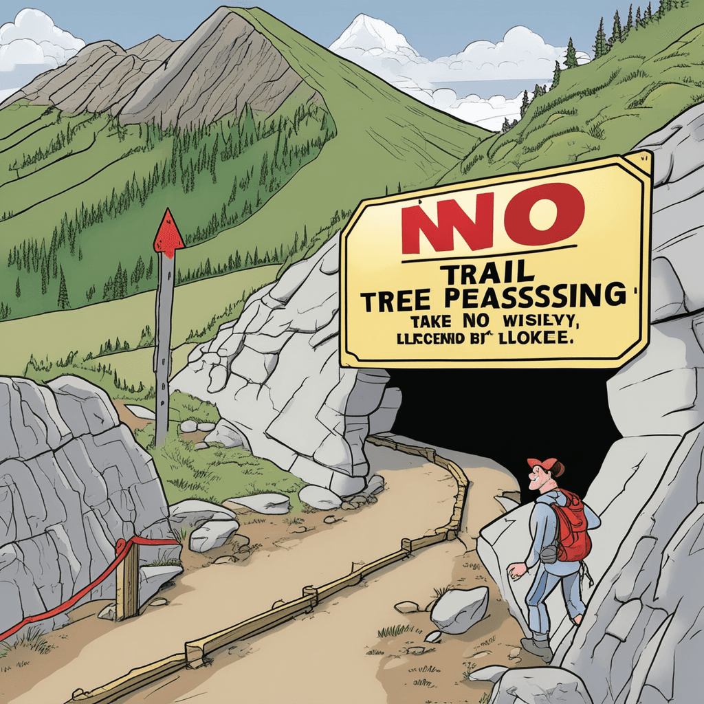 Don't trespass the bypass, use the underpass!