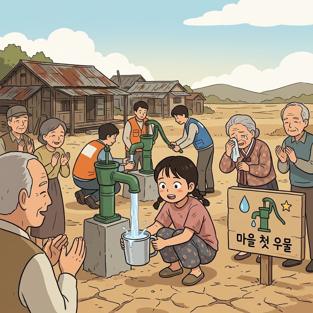 The underserved village finally received clean water after decades of waiting.