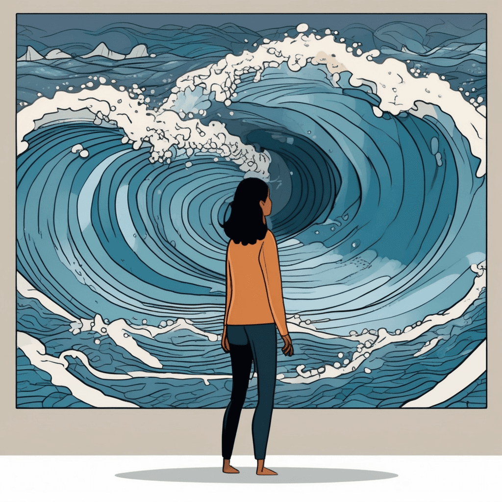 Waves undulate while minds calculate and data populate!
