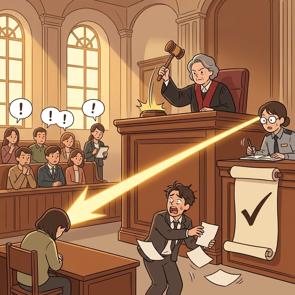 The judge's unequivocal verdict left no room for doubt in the courtroom.