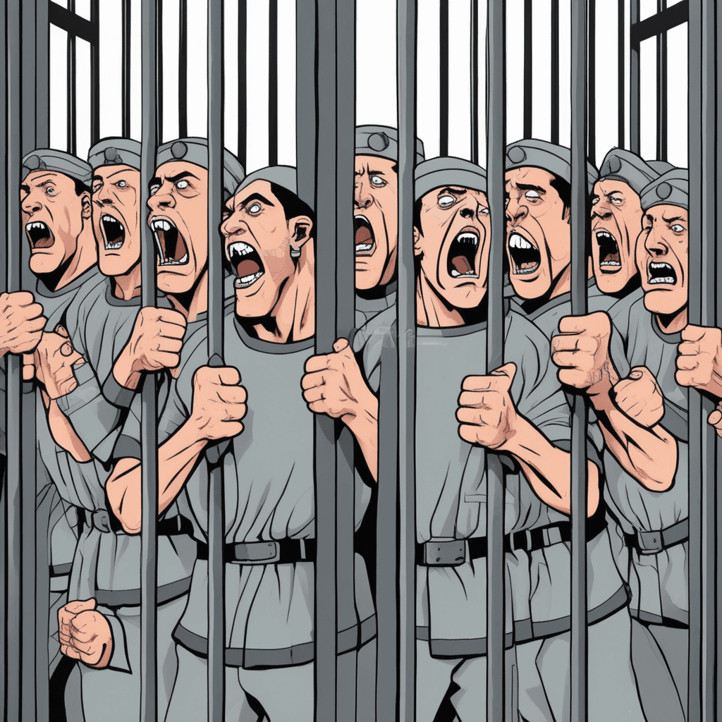In prison, their unison defies comparison!