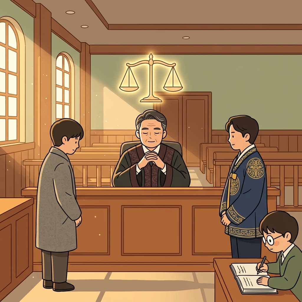 The unprejudiced judge listens to both sides with the same open mind.