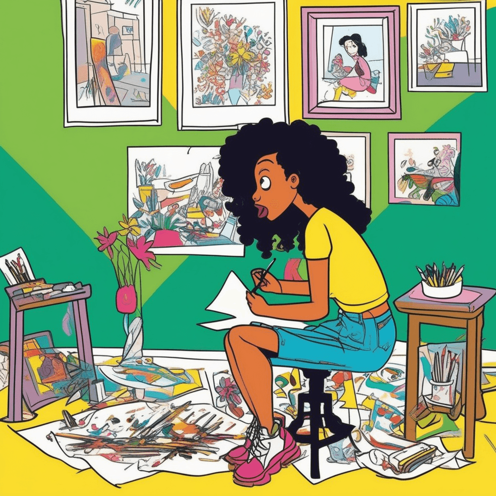 Her unprompted art gets promptly adopted!