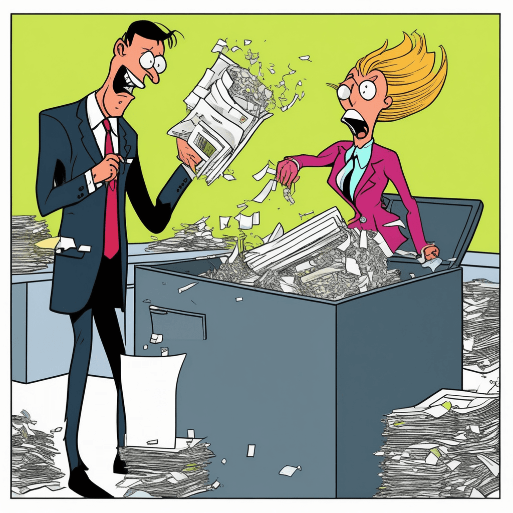 The unscrupulous boss finds meticulous ethics ridiculous.