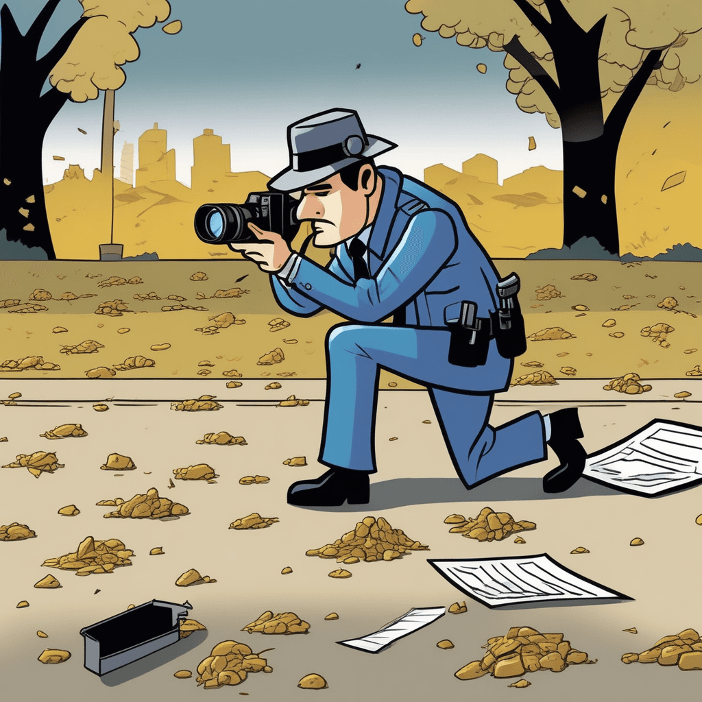 After the gunshot, one snapshot reveals the upshot!