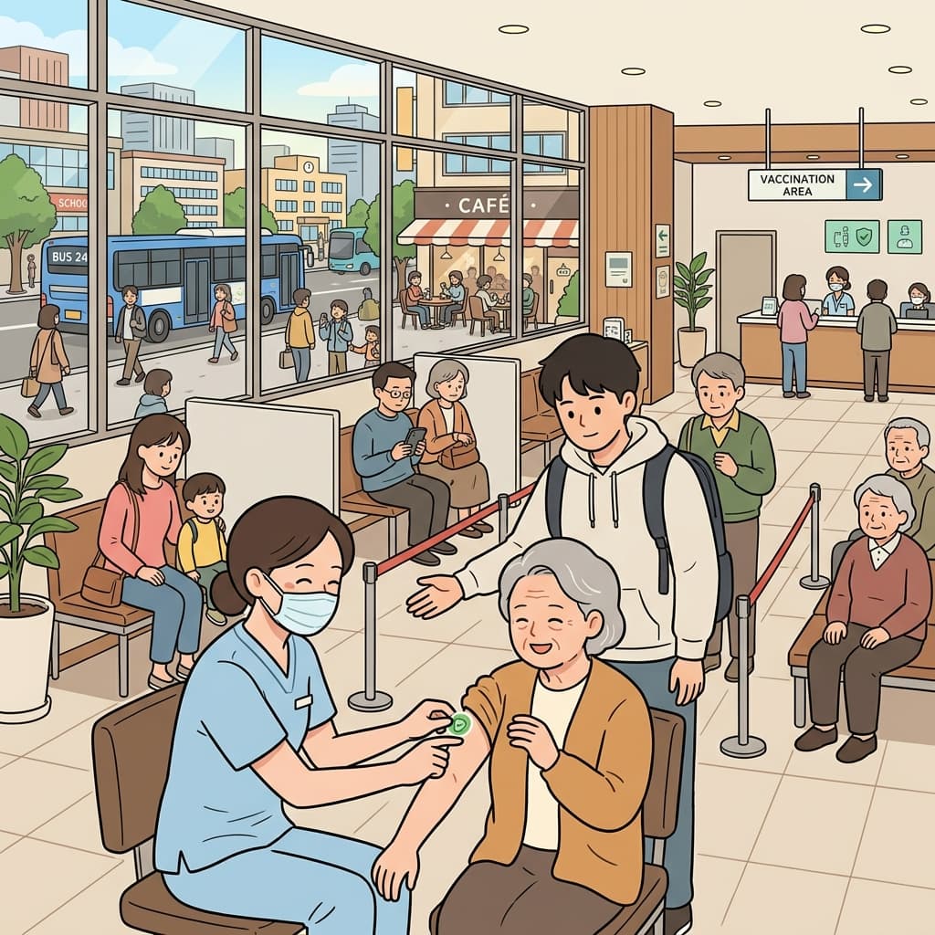 The city stayed vaccinated as part of the routine — helping everyone avoid another quarantine.