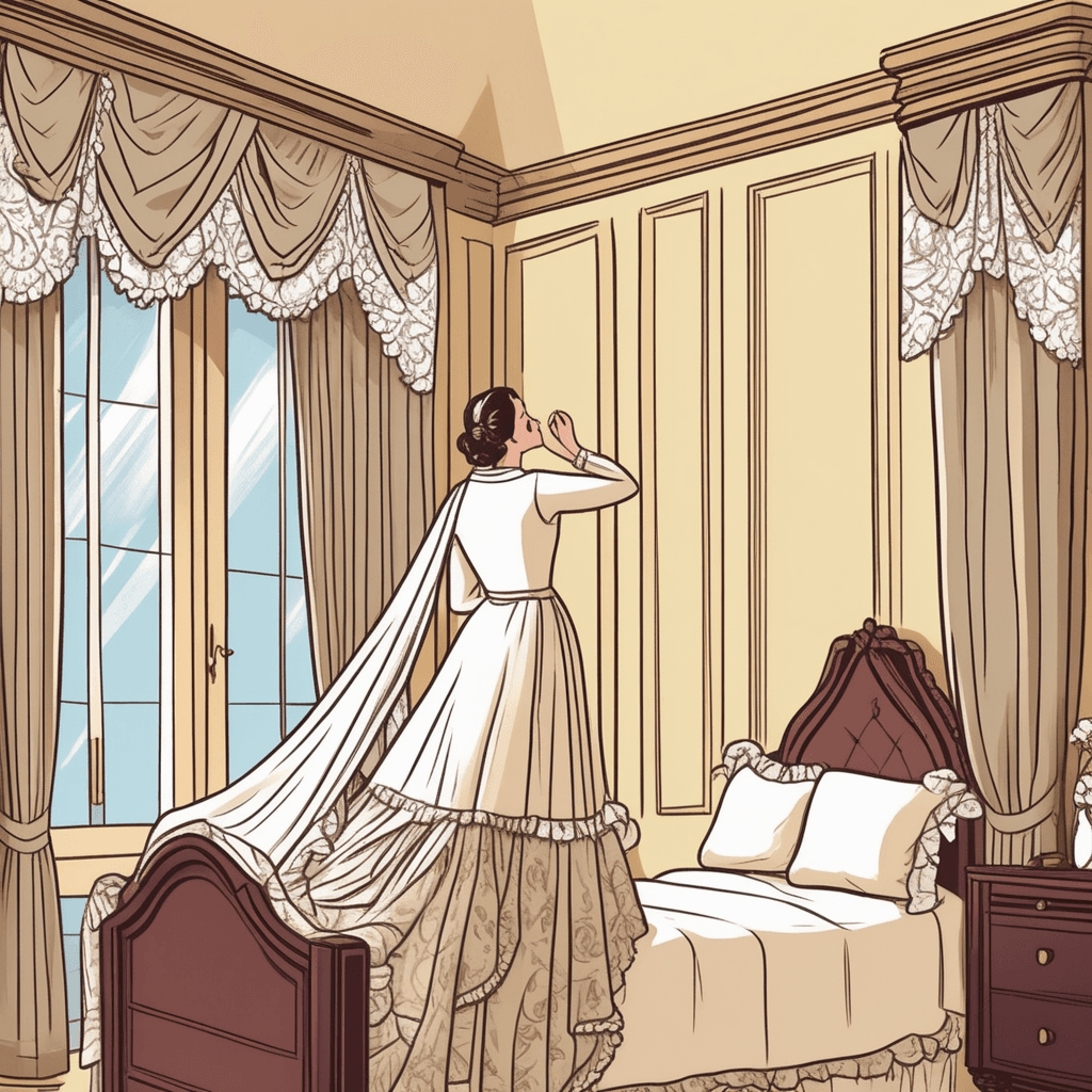 Decorative window top drapery